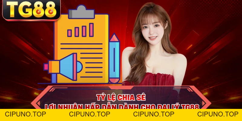 Đại Lý TG88 - Cơ Hội Đầu Tư Kinh Doanh Thu Lợi Nhuận Khủng - cipuno